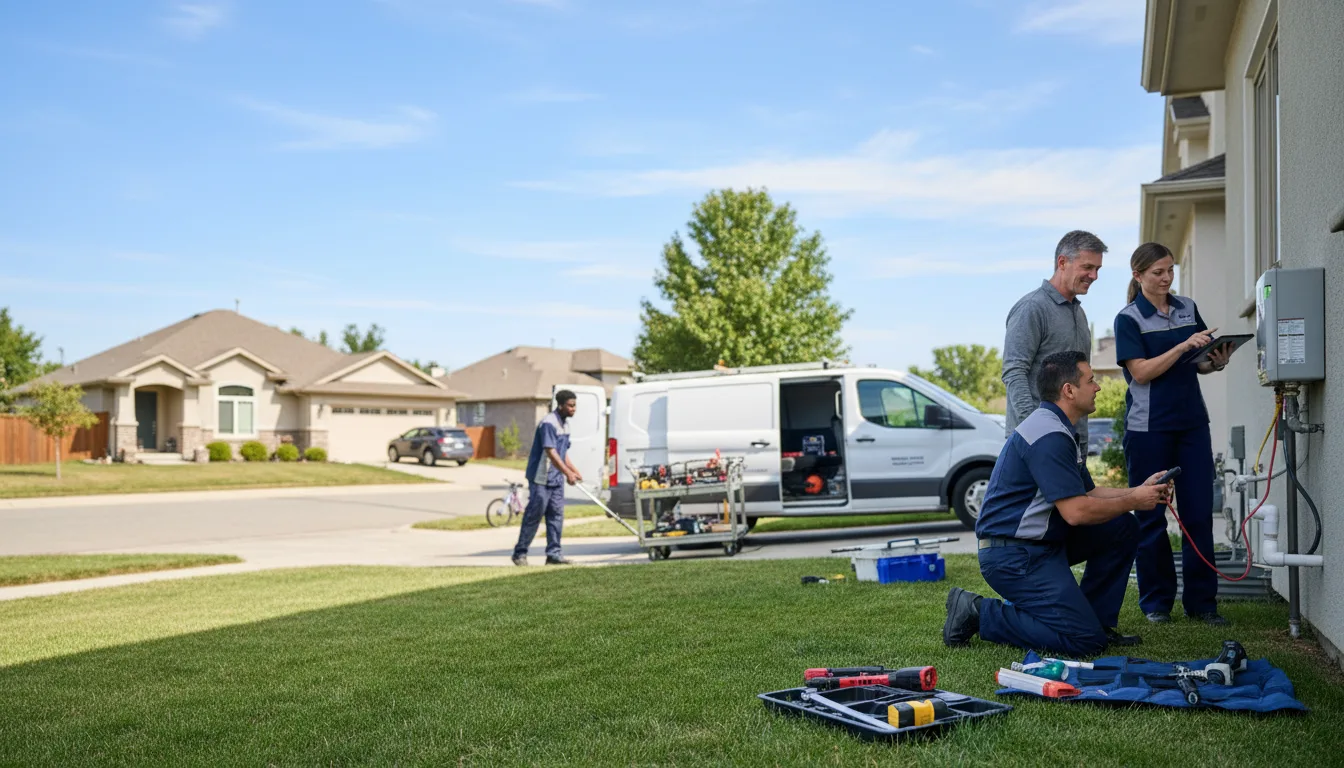 Tankless water heater service in Caledonia, OH